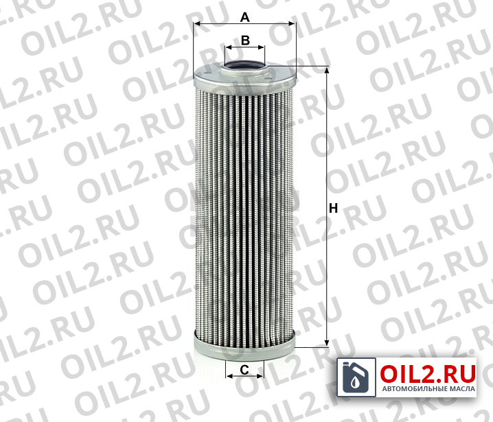 Габаритный чертеж MANN HD 722/1 Габаритный чертеж MANN HD 722/1