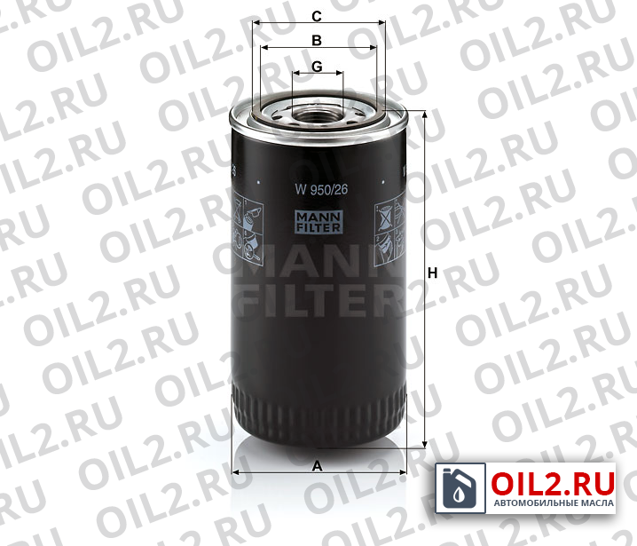  MANN W 950/26