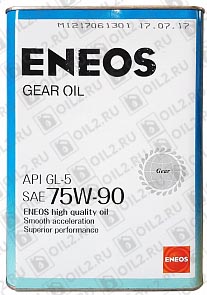   ENEOS Gear Oil 75W-90 GL-5 4 . 