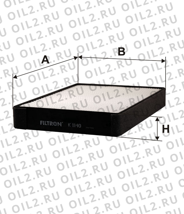 Габаритный чертеж Фильтр FILTRON K 1140 Габаритный чертеж Фильтр FILTRON K 1140