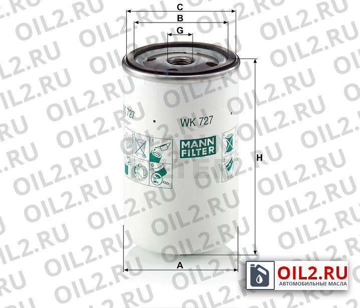   MANN WK 727