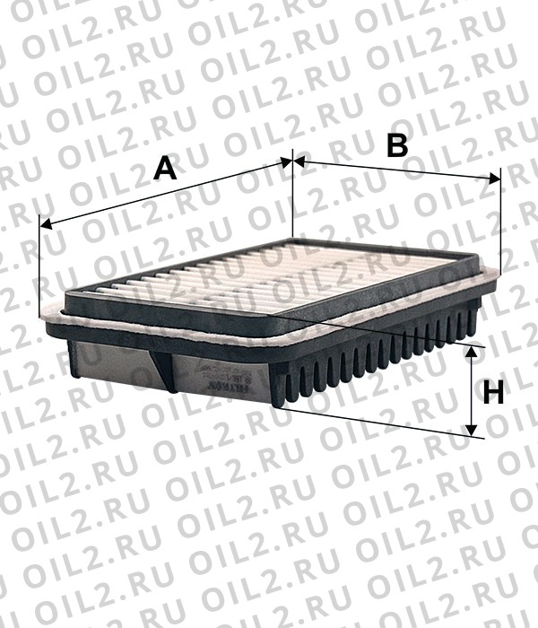 Габаритный чертеж Фильтр FILTRON AP 190/1 Габаритный чертеж Фильтр FILTRON AP 190/1