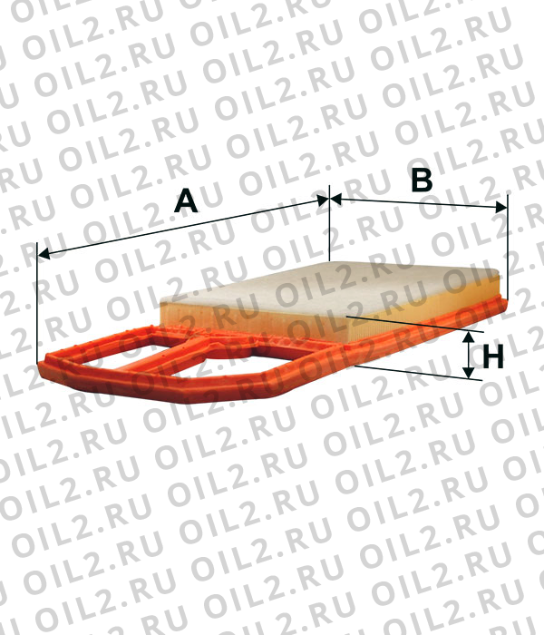 Габаритный чертеж Фильтр FILTRON AP 183/2 Габаритный чертеж Фильтр FILTRON AP 183/2