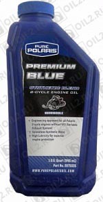 ������ PURE POLARIS Premium BLUE Synthetic Blend 2-Cycle Engin Oil 0,946 .