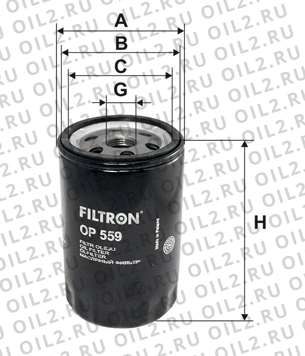 ���������� ������ ������ FILTRON OP 559
