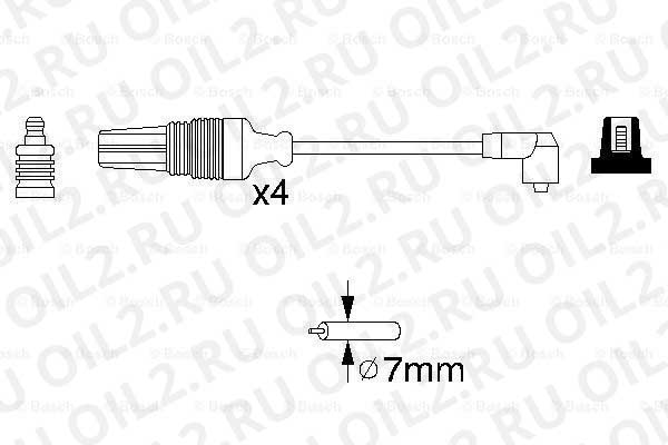 жгут проводов зажигания (Bosch 0986356830). Фотогаллерея. жгут проводов зажигания (Bosch 0986356830). Фотогаллерея.