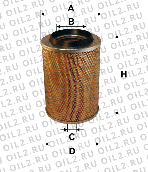 Габаритный чертеж Фильтр FILTRON AM 407/1 Габаритный чертеж Фильтр FILTRON AM 407/1