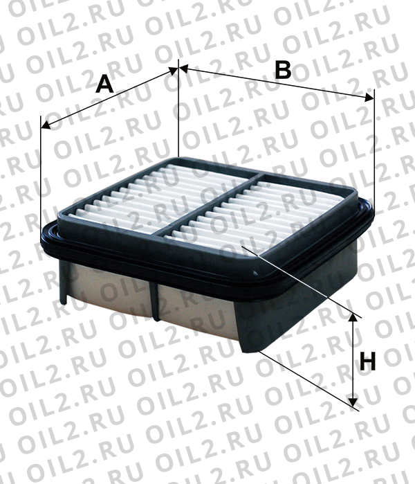 Габаритный чертеж Фильтр FILTRON AP 176/6 Габаритный чертеж Фильтр FILTRON AP 176/6