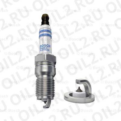 spark plug, double platinum (Bosch 0242236563). .