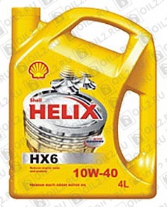 SHELL Helix HX6 10W-40 4 . 