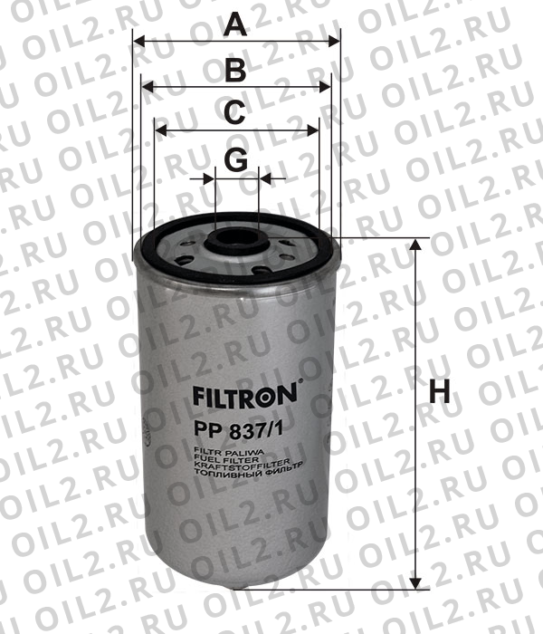    FILTRON PP 837/1