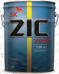  ZIC X5000 15W-40 20 .