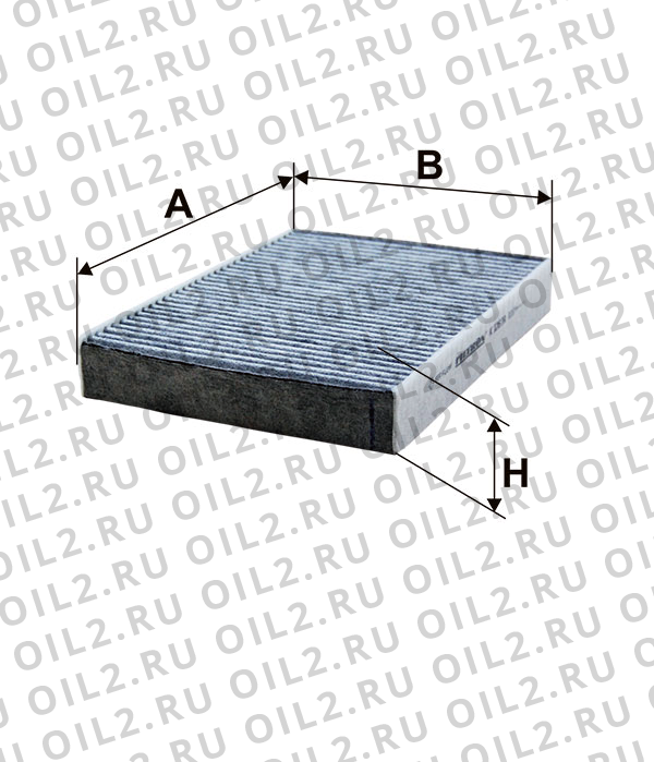 Габаритный чертеж Фильтр FILTRON K 1267A Габаритный чертеж Фильтр FILTRON K 1267A
