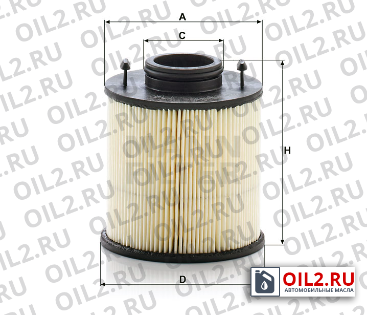 Габаритный чертеж MANN U 620/4 y KIT Габаритный чертеж MANN U 620/4 y KIT