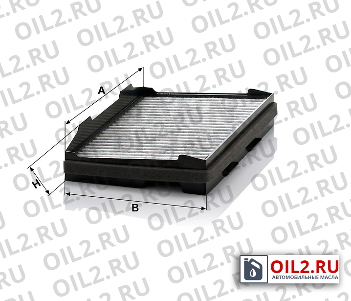 Габаритный чертеж MANN CUK 3220 Габаритный чертеж MANN CUK 3220