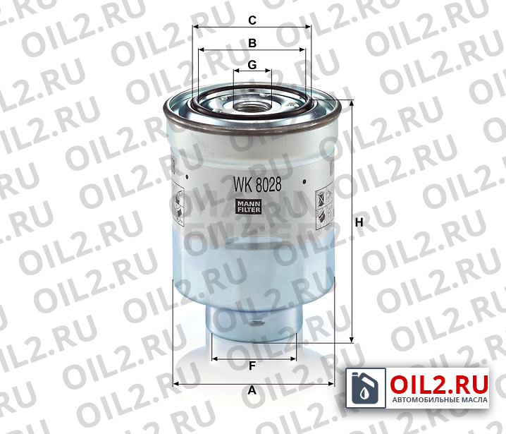 ���������� ������ MANN WK 8028 z