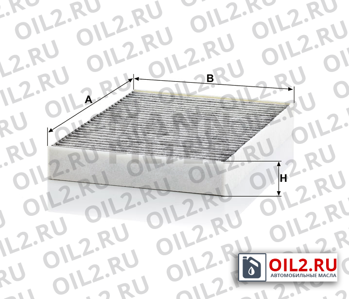 Габаритный чертеж MANN CUK 23 014-2 Габаритный чертеж MANN CUK 23 014-2