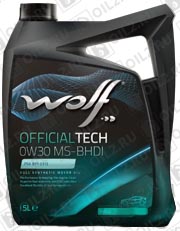 WOLF Official Tech 0W-30 MS-BHDI 5 . 