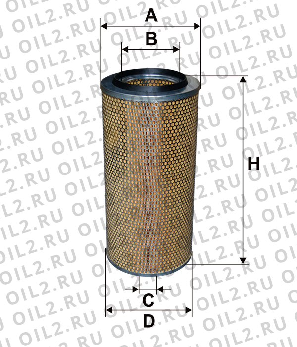 Габаритный чертеж Фильтр FILTRON AM 402 Габаритный чертеж Фильтр FILTRON AM 402