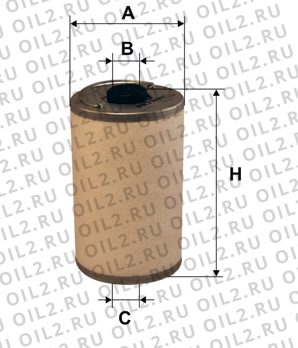 Габаритный чертеж Фильтр FILTRON PW 813 Габаритный чертеж Фильтр FILTRON PW 813
