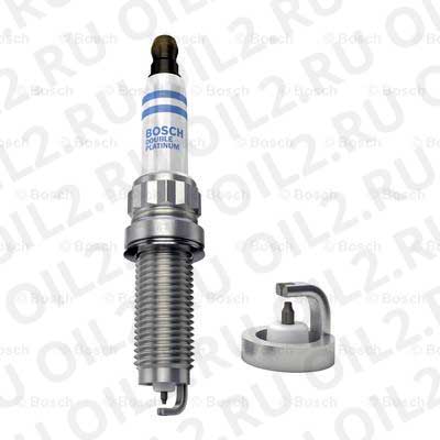 spark plug, double platinum (Bosch 0242145535). .