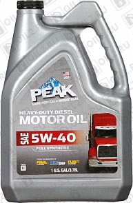 пїЅпїЅпїЅпїЅпїЅпїЅ PEAK Heavy Duty Full Synthetic Motor Oil 5W-40 3,785 л.