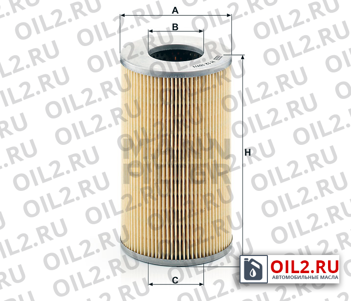 Габаритный чертеж MANN H 12 107/1 Габаритный чертеж MANN H 12 107/1