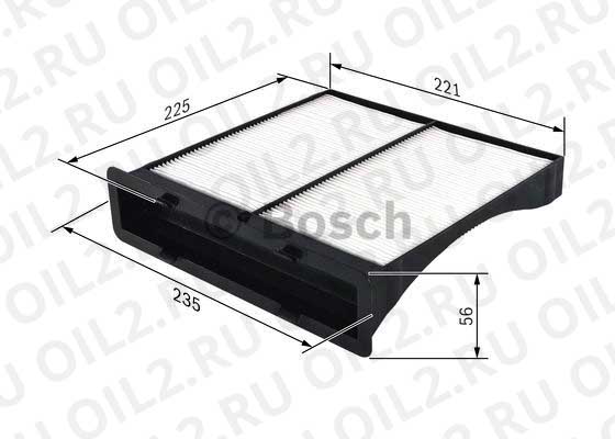 Салонный фильтр (Bosch 1987432262). Фотогаллерея. Салонный фильтр (Bosch 1987432262). Фотогаллерея.