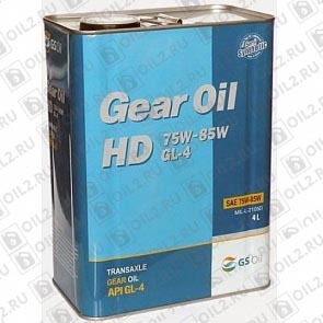 ������   KIXX Gear Oil HD GL-4 75W-85W 4 .