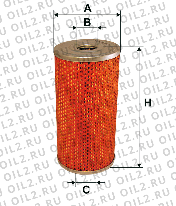 Габаритный чертеж Фильтр FILTRON OM 505 Габаритный чертеж Фильтр FILTRON OM 505