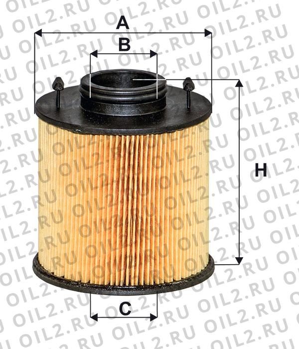 Габаритный чертеж Фильтр FILTRON UE 730/1 Габаритный чертеж Фильтр FILTRON UE 730/1