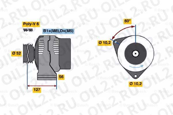  (Bosch 0124525016). .