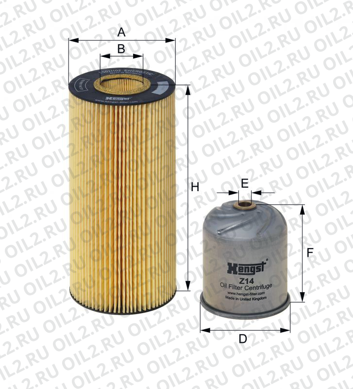 �������� ������ Hengst E502H02 D121. ���� ������.