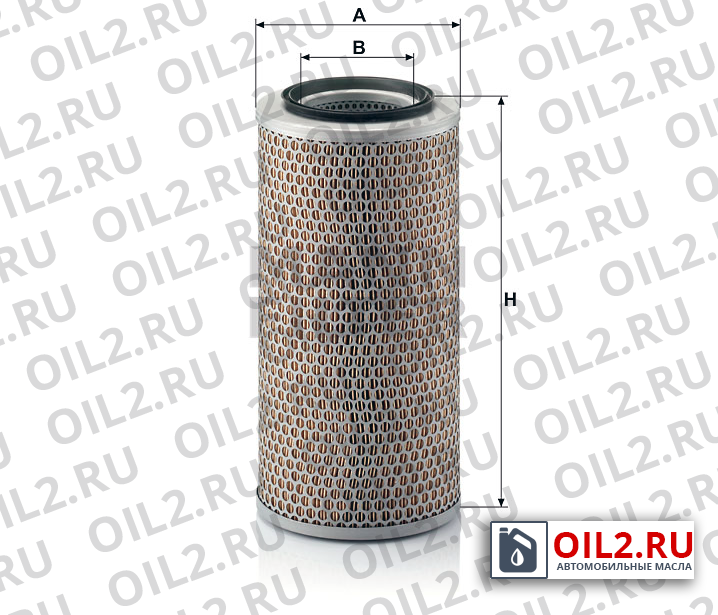 Габаритный чертеж MANN CF 830 Габаритный чертеж MANN CF 830